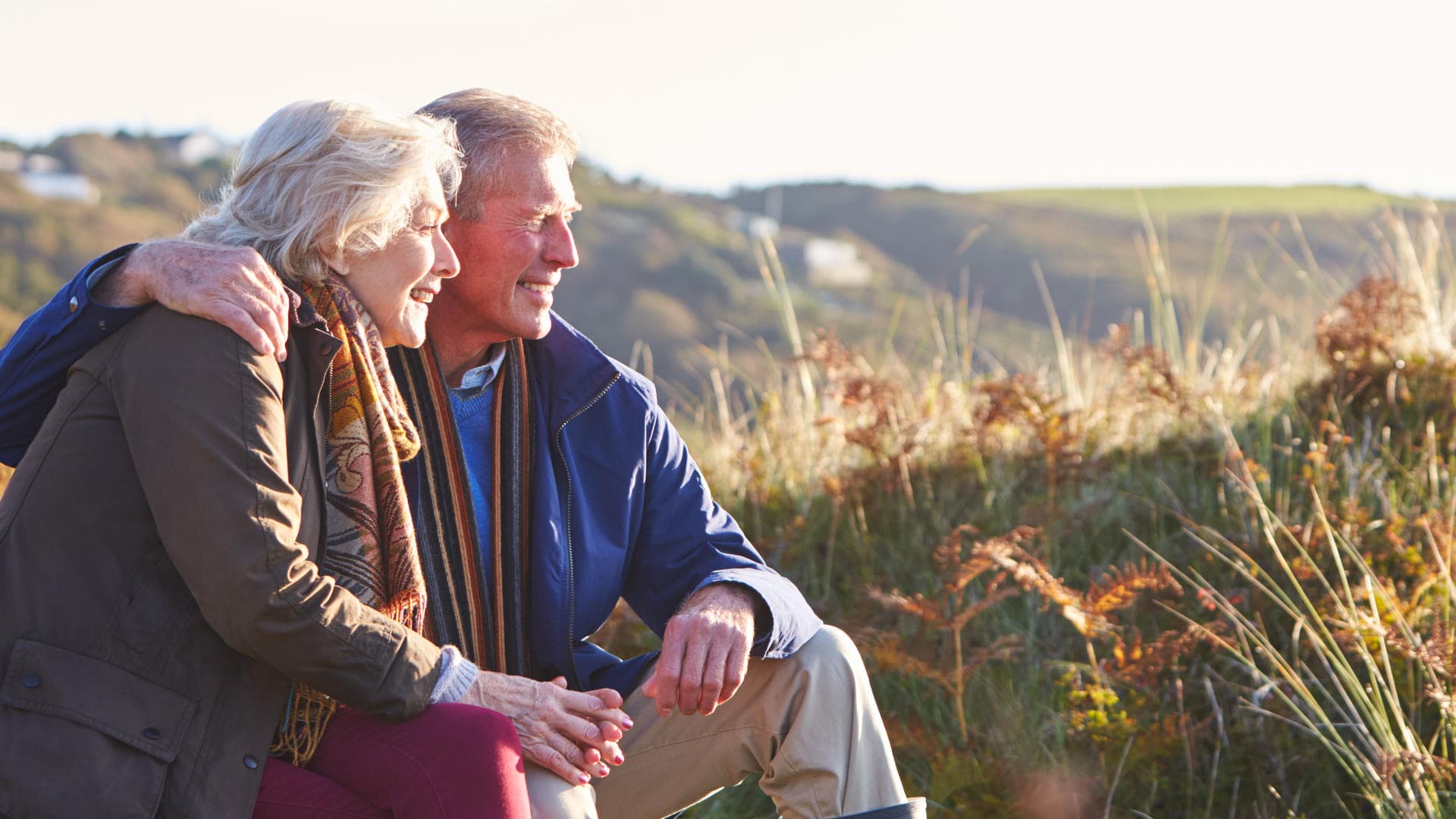 Elderly Couple Enjoying the Outdoors